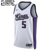 Dres Sacramento Kings De Aaron Fox Nike 2023-24 Association Edition Bijela Swingman - Dječji